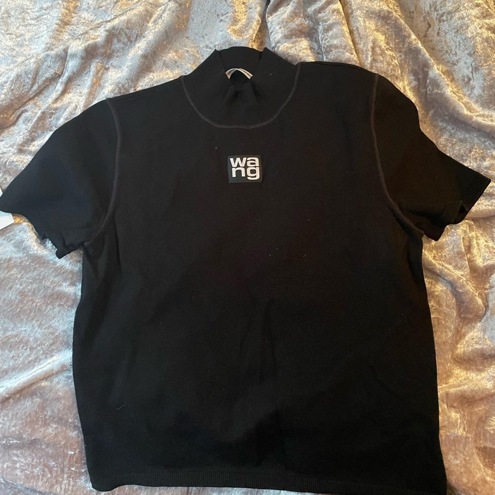 Alexander Wang top in black and sized small